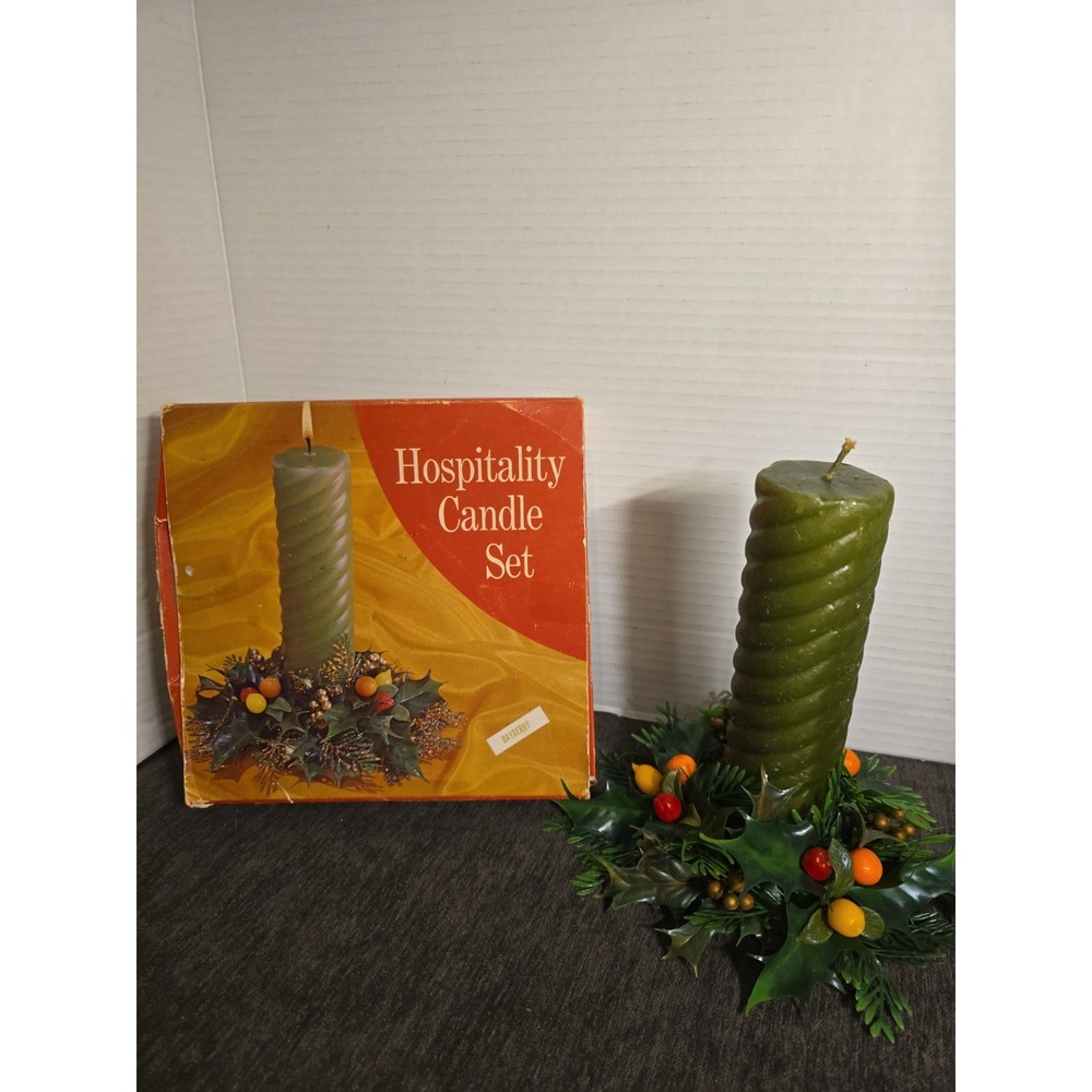MCM Vintage Penn Wax Works Hospitality Candle Set Original Box